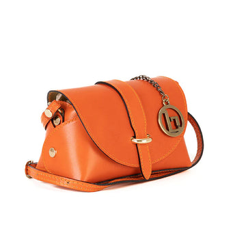 Women's handbag Lia Biassoni WB190534-ORANGE Orange (17 x 12 x 8.5 cm)