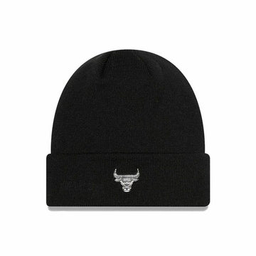 New Era NBA Chicago Bulls Hat Metallic Black One size