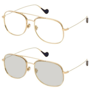 Unisex-Sonnenbrille Moncler PHOTOCHROMIC SHINY PALE GOLD