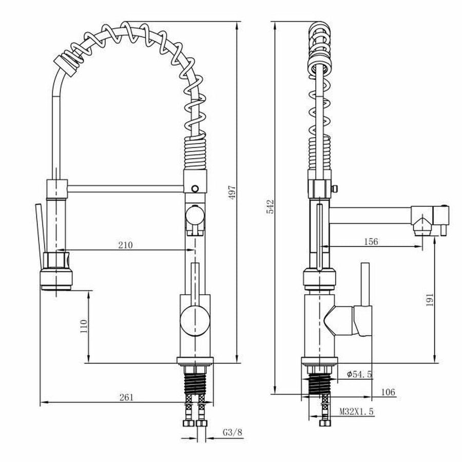 Mischbatterie Oceanic Messing