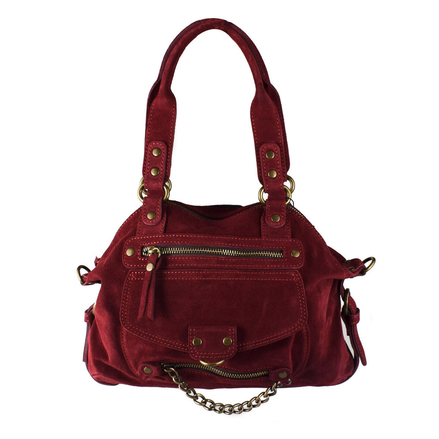 Damen Handtasche Ábaco AB206-VU511 Rot (29 x 22 x 3 cm)