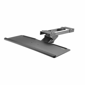 Adjustable support Startech KBTRAYADJ Black Steel