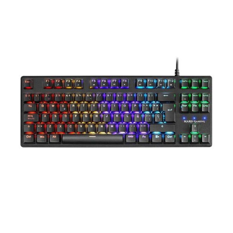 Gaming Tastatur Mars Gaming MKXTKLR Schwarz