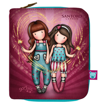 Tasche Gorjuss Fireworks Granatrot (10 x 12 x 3 cm)