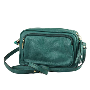 Damen Handtasche Carla Ferreri AW21-CF-1746-VERDE grün (21 x 14 x 6 cm)