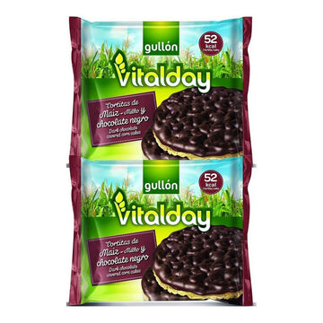 Mais-Pfannkuchen Gullón Vitalday Chocolate Negro (100 g)