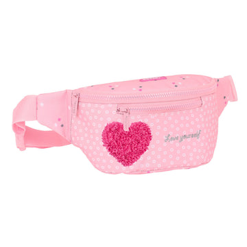 Belt bag Safta Love Yourself Pink (23 x 12 x 9 cm)