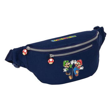 Gürteltasche Super Mario Marineblau 23 x 12 x 9 cm