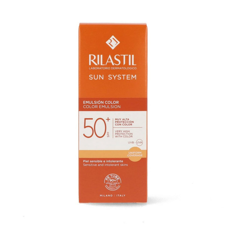 Sonnenschutz mit Farbe Rilastil Sun System Spf 50+ (50 ml)