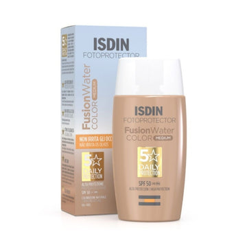 Sonnenschutz mit Farbe Isdin Fusion Water Spf 50 Medium 50 ml