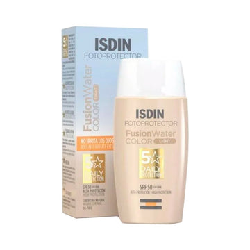 Sonnenschutz mit Farbe Isdin Fusion Water Spf 50 Light 50 ml