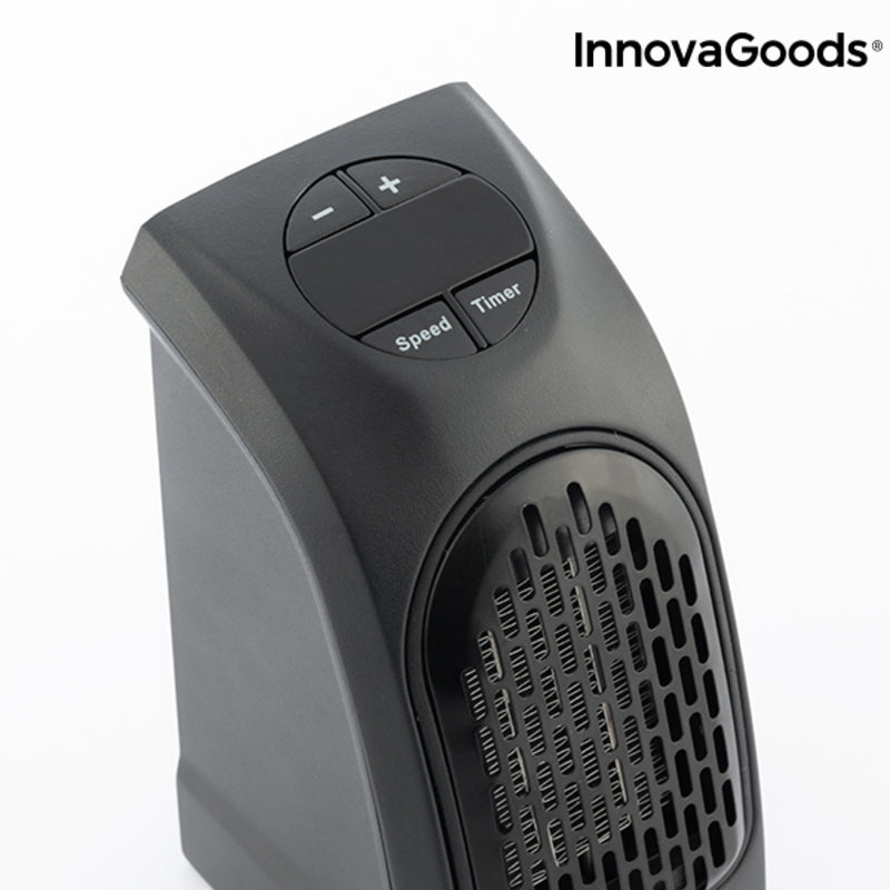 Radiador cerámico enchufable HeatPod InnovaGoods 400W Negro Colorido (Reacondicionado B)