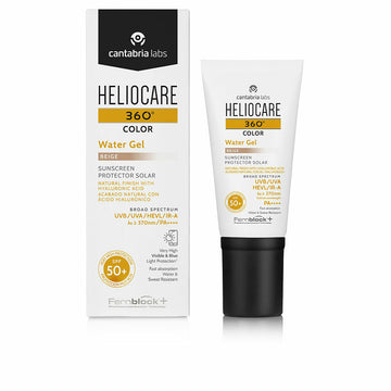 Sun protection with color Heliocare 360º Gel Beige 50 ml Spf 50