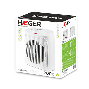 Tragbarer Heizlüfter Haeger Hotty Weiß 2000 W