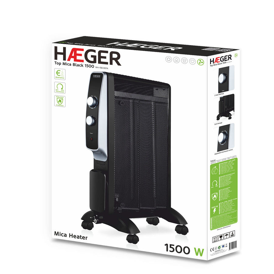 Heizung Haeger Top Mica Black 1500 W