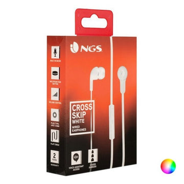 In-ear headphones NGS Cross Kip (1.2 m)