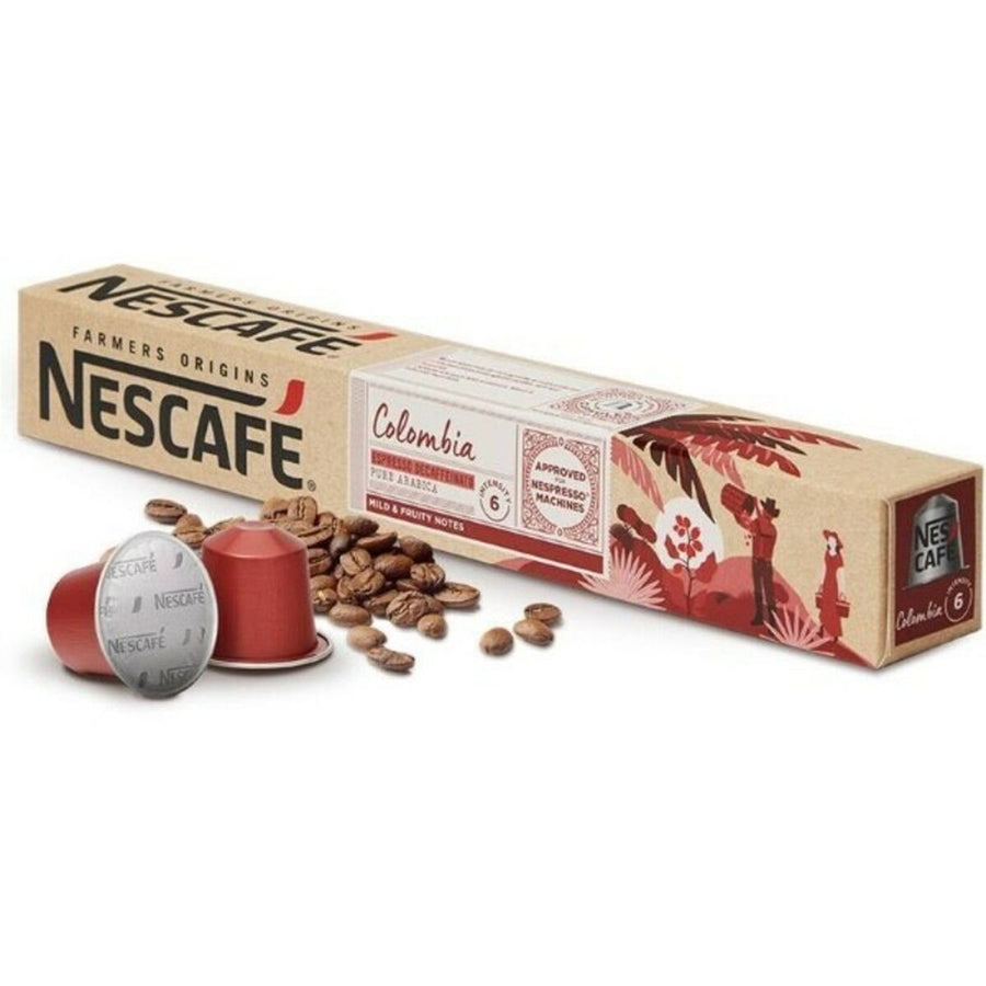 Kaffeekapseln FARMERS ORIGINS Nescafé COLOMBIA Entkoffeiniert (10 uds)